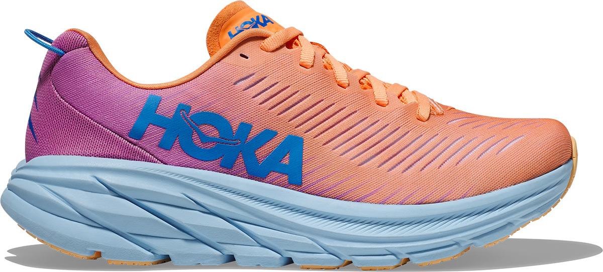 Hoka One One Womens Rincon 3 Running Shoes - Mock Orange/cyclamen