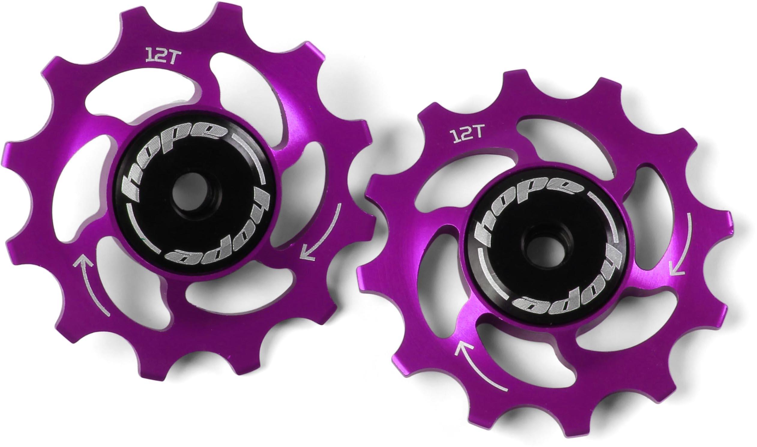 Hope 12 Tooth Jockey Wheels - Purple