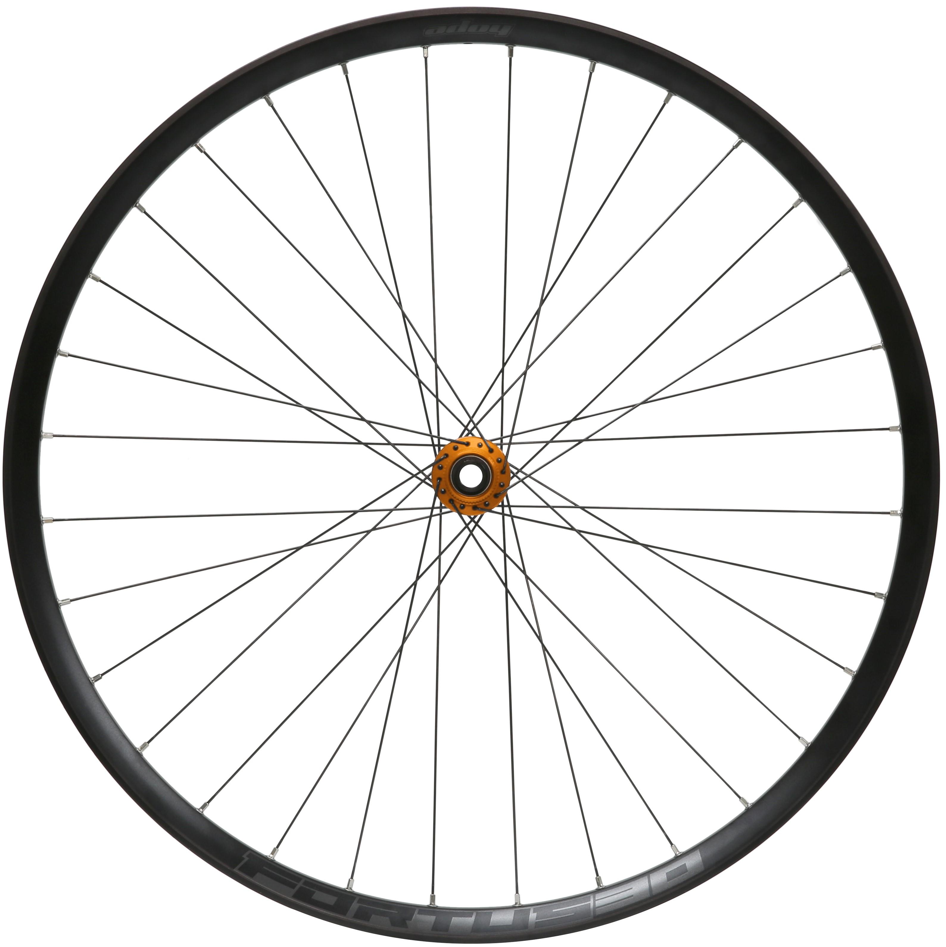 Hope Fortus 30 Pro 5 Front Wheel (centre-lock) - Black/orange