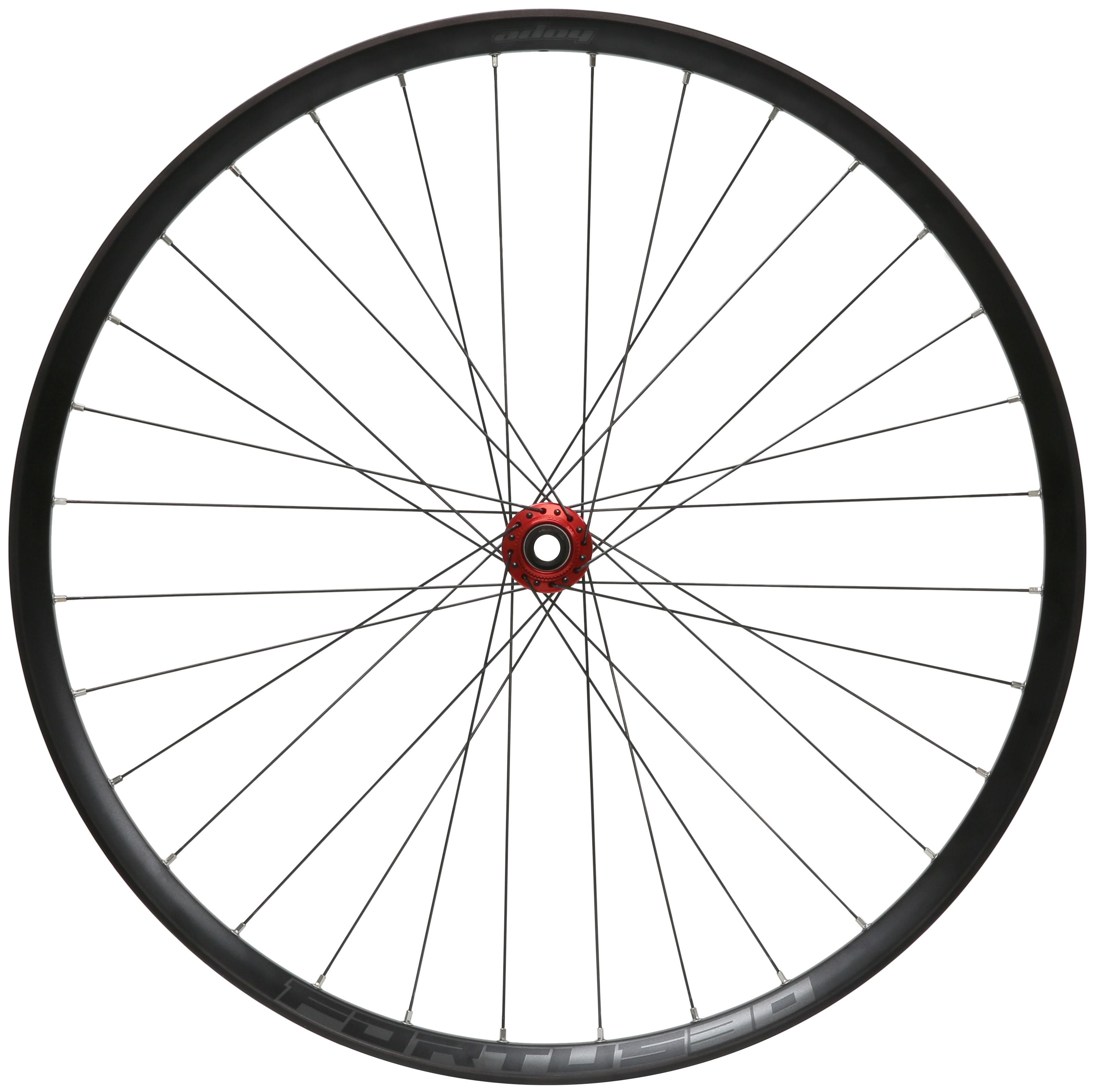 Hope Fortus 30 Pro 5 Front Wheel (centre-lock) - Black/red