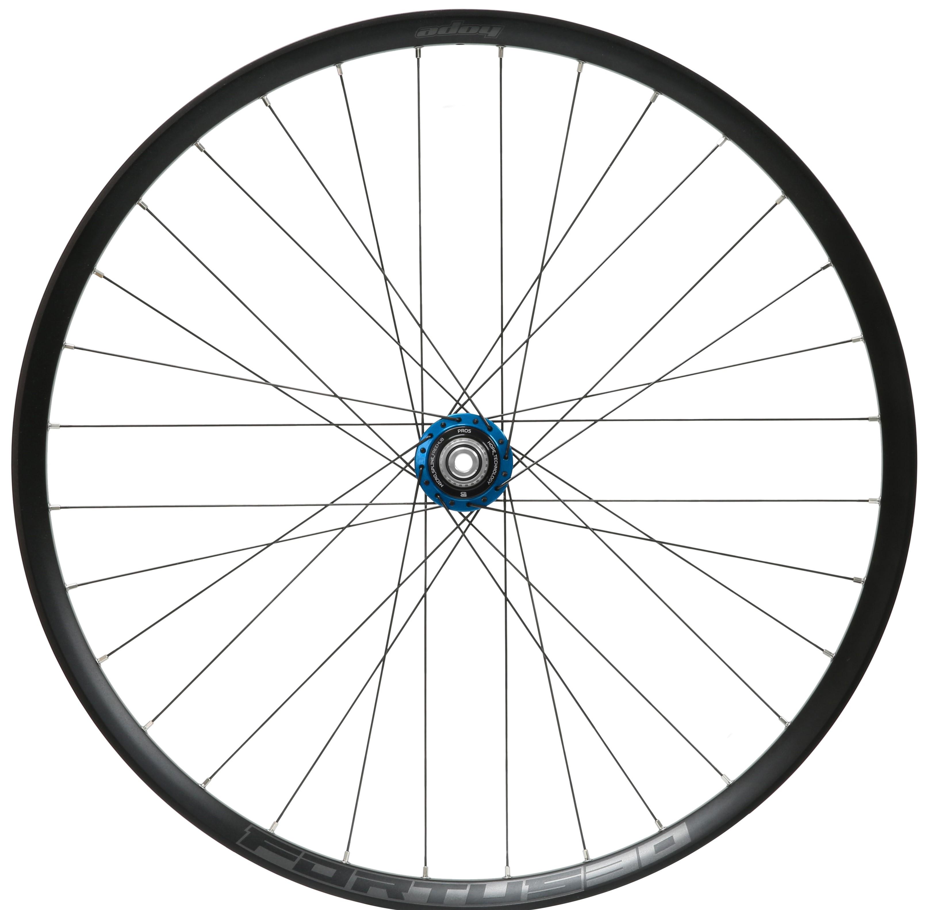 Hope Fortus 30 Pro 5 Rear Wheel (centre-lock) - Black/blue