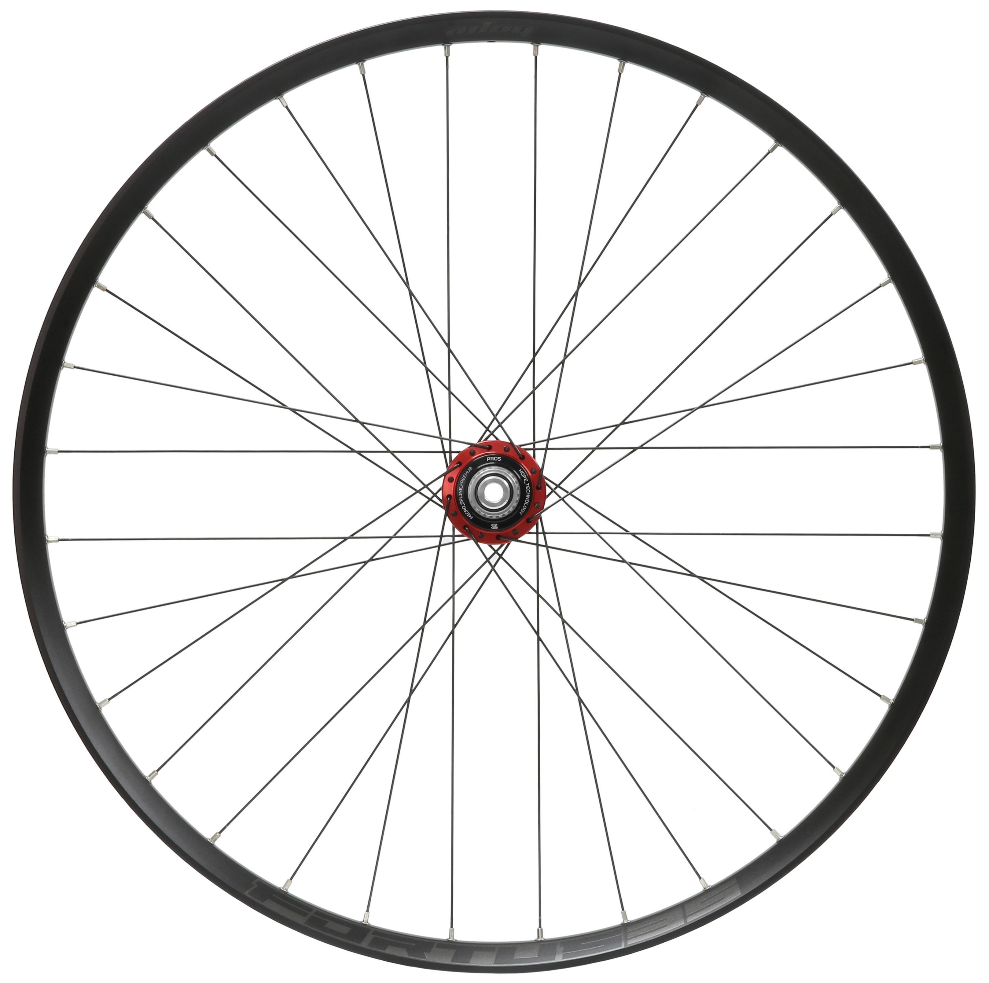 Hope Fortus 35 Pro 5 Rear Wheel (6 Bolt) - Black/red
