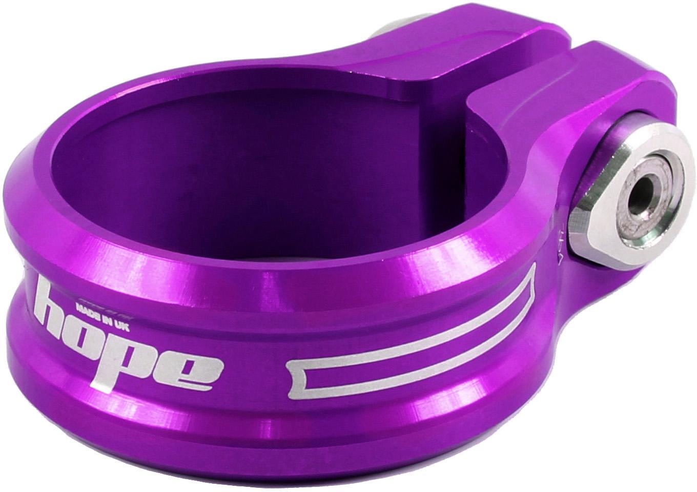 Hope Seatpost Clamp - Bolt-on - Purple
