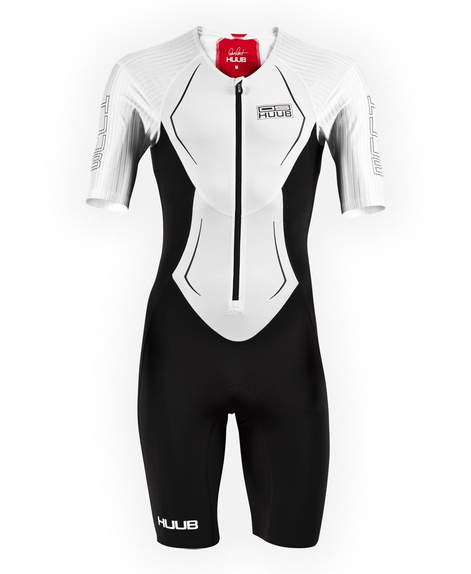 Huub Ds Long Course Tri Suit - White/red
