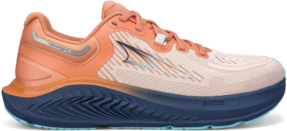 Altra Womens Paradigm 7 Running Shoes - Navy/coral
