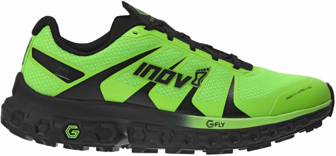 Inov-8 Trailfly Ultra G 300 Max Trail Shoes - Green/black