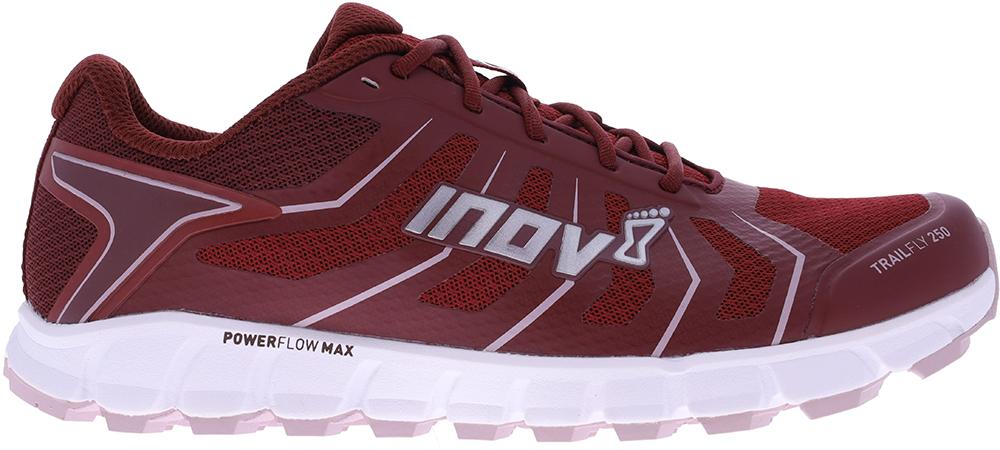 Inov-8 Womens Trailfly 250 Trail Shoes - Dark Red/lilac