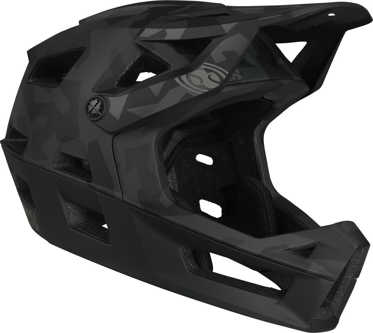 Ixs Trigger Ff Mips Camo Helmet - Black Camo