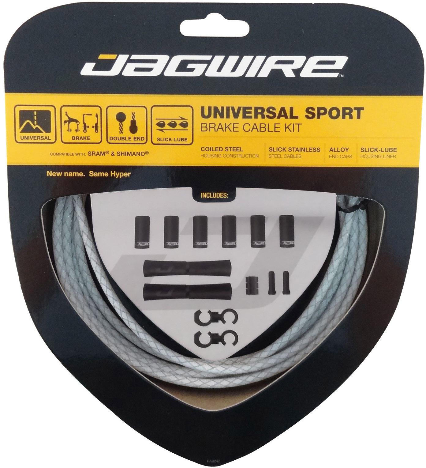 Jagwire Universal Sport Brake Cable Kit - Brd White