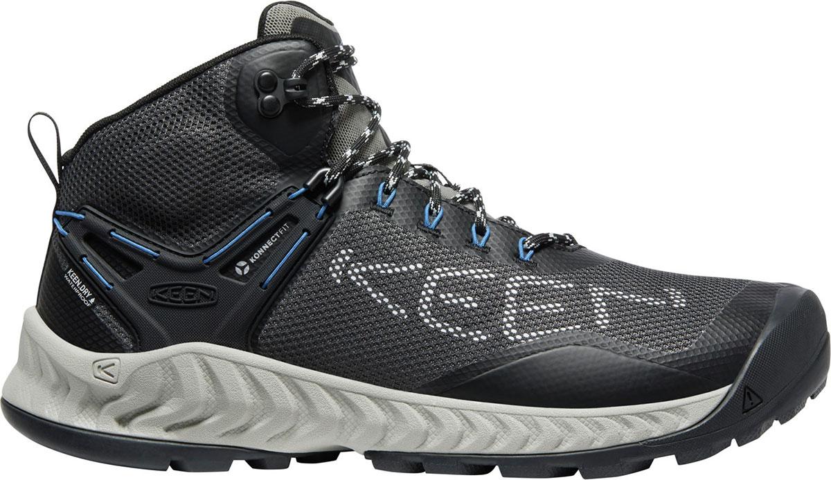 Keen Nxis Evo Mid Waterproof Shoes - Magnet/bright Cobalt