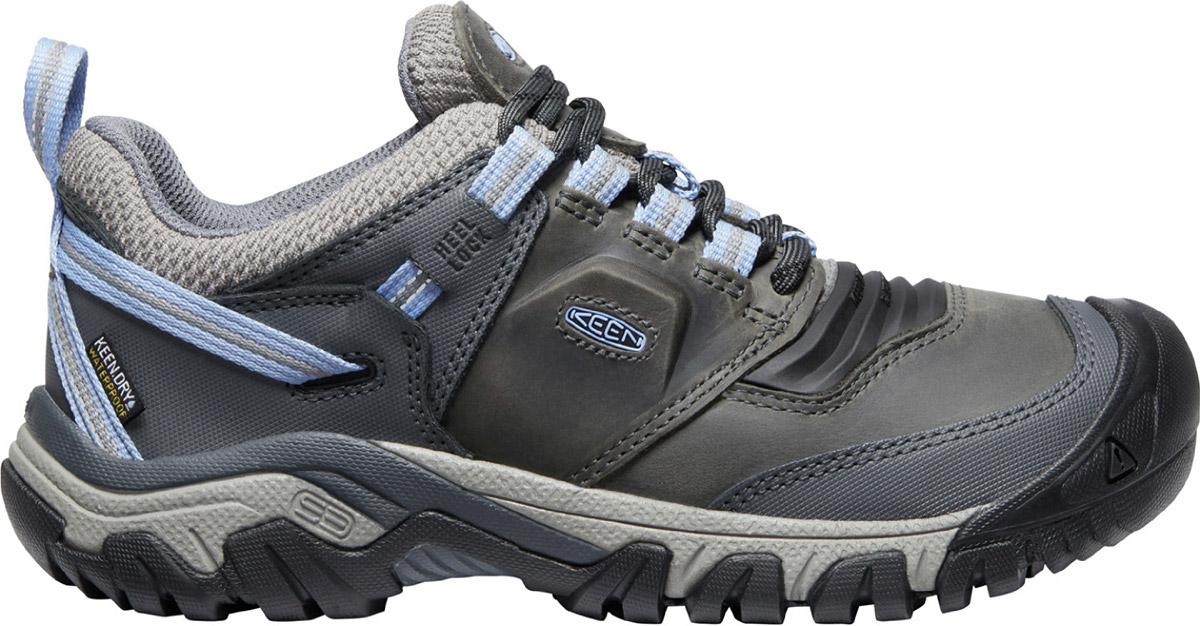 Keen Womens Ridge Flex Waterproof Shoes - Steel Grey