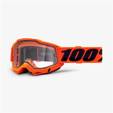 100% Accuri 2 Enduro Moto Mtb Cycling Goggles - Clear Lens