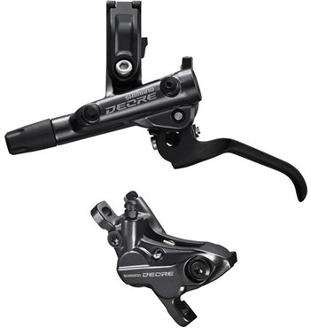 Shimano Deore Br-m6120 4 Pot Calliper Assembly Post Mount Bl-m6100 Lever Brake Set