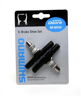 Shimano M600 (for Lx / Deore / Alivio V-brake) One Piece Brake Blocks