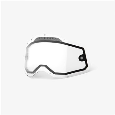 100% Racecraft2/accuri2/strata2 Replacement Lens - Vented Dual Pane