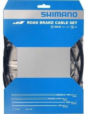 Shimano Road Brake Cable Set With Ptfe Coated Inner Wire