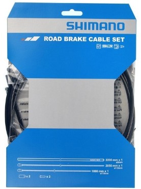 Shimano Road Brake Cable Set With Stainless Steel Inner Wire