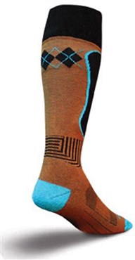 Sockguy Mtn-tech Snowboard Triple Mocha Socks