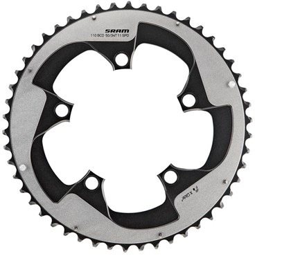 Sram Road Chain Ring Rival22 X-guide R 50t 11 Speed Yaw S3 Hidden Bolt/non-hidden Bolt 110 - 5mm Bb30 Or Gxp (50-34)