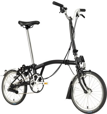 Brompton C Line Explore - High Bar - Black 2022 - Folding Bike