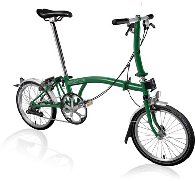 Brompton C Line Urban - Low Bar - Racing Green 2022 - Folding Bike