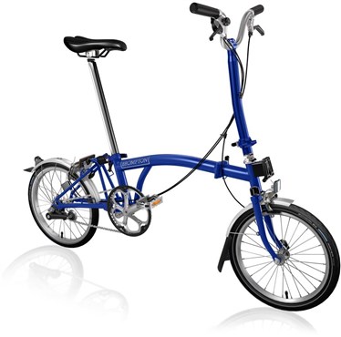 Brompton C Line Utility - High Bar - Piccadilly Blue 2022 - Folding Bike