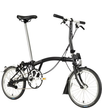Brompton C Line Utility - Low Bar - Black 2022 - Folding Bike