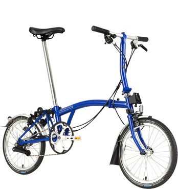 Brompton C Line Utility - Low Bar - Piccadilly Blue 2022 - Folding Bike