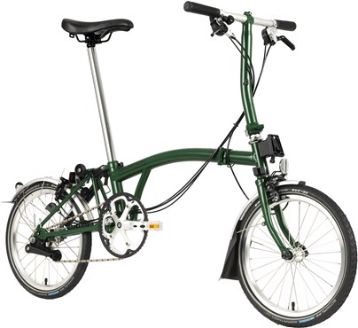 Brompton C Line Utility - Low Bar - Racing Green 2022 - Folding Bike