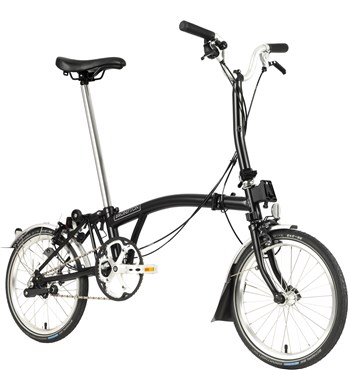 Brompton C Line Utility - Mid Bar - Black  2022 - Folding Bike