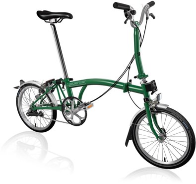 Brompton C Line Utility - Mid Bar - Racing Green 2022 - Folding Bike