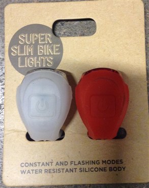 Tredz Super Slim Bike Light Set
