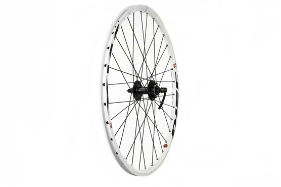 Tru-build 26 Front Mtb Wheel Double Wall Mach1 Mx26 Rim With Cnc Sidewalls 36h Qr Hub