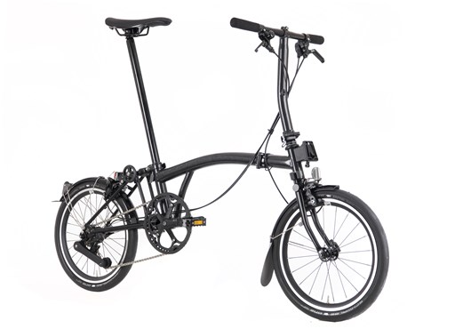 Brompton P Line Urban - Low  Bar - Increased Gearing - Midnight Black 2022 - Folding Bike