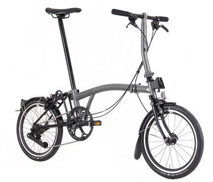 Brompton P Line Urban - Low Bar - Storm Grey 2022 - Folding Bike
