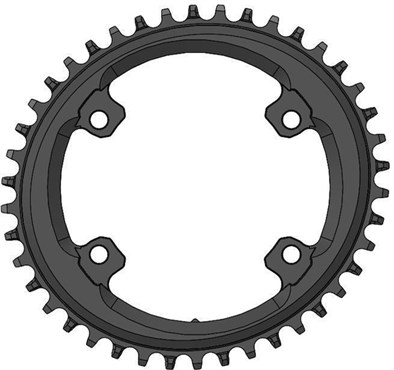 Wolf Tooth Elliptical 110 Bcd 4 Bolt Chainring For Shimano Grx