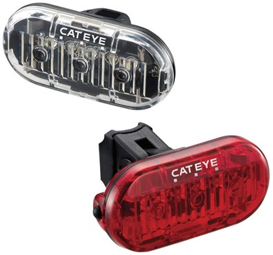 Cateye Omni 3 FrontandRear Bike Light Set