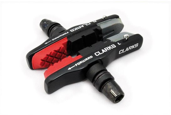 Clarks Elite Mtb/hybrid V-brake Pads W/ Aluminium HolderandTriple Compound Insert Pads