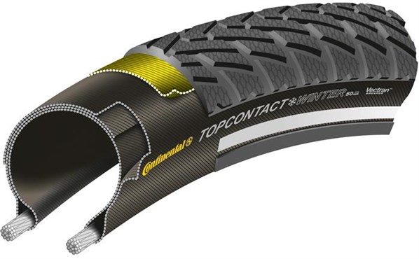 Continental Top Contact Winter Ii Premium Reflective 26 Inch Mtb Folding Tyre