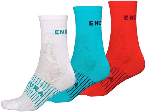 Endura Coolmax Race Womens Cycling Socks - Triple Pack