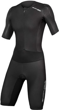 Endura Qdc D2z Short Sleeve Womens Cycling Tri Suit Ii With Sst - Qdc Tri Pad