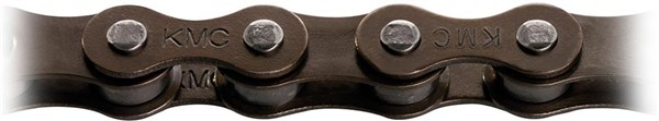 Kmc Z1 Wide Brown Single Speed Chain For Tour  CityandFixed Gear (kmcz1)