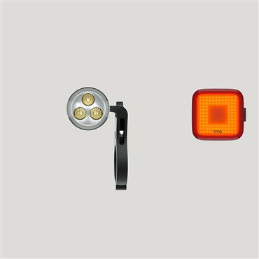 Knog Pwr Road 700andBlinder Square Rear Usb Rechargeable Light Set