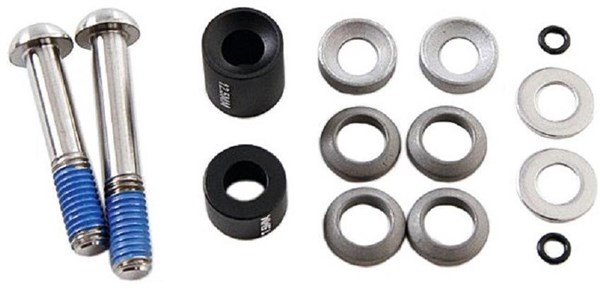 Avid Post Spacer Set - 20 S (front 180/rear 160)  Inc. Stainless Caliper Mounting Bolts (cpsandStandard)