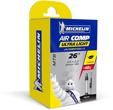 Michelin Aircomp Ultralight Mtb 26 Inner Tube