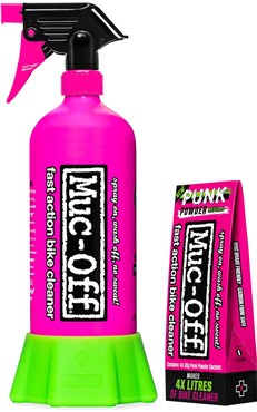 Muc-off Punk Powder Bike Cleaner (4 Pack)andBottle Bundle