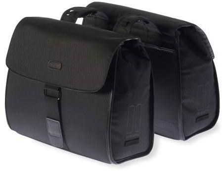 Basil Noir Double Pannier Bags