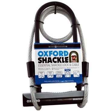 Oxford Shackle 12 U-lock Duo With Cable