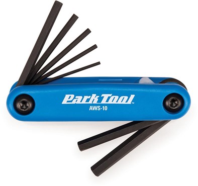 Park Tool Aws10c Fold-up Hex Wrench Set: 1.5 To 6 Mm