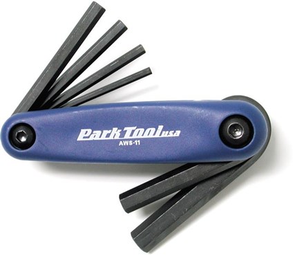 Park Tool Aws11c Fold-up Hex Wrench Set: 3-6/8/10 Mm